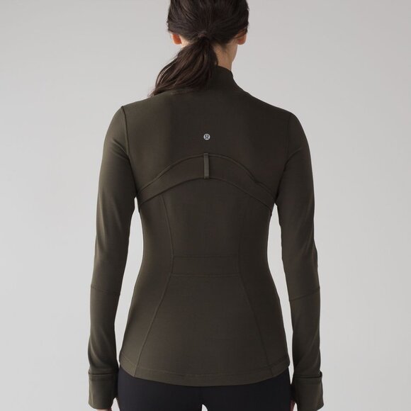 (6891) LULULEMON DEFINE JACKET in DARK OLIVE sz 8 - Picture 2 of 4
